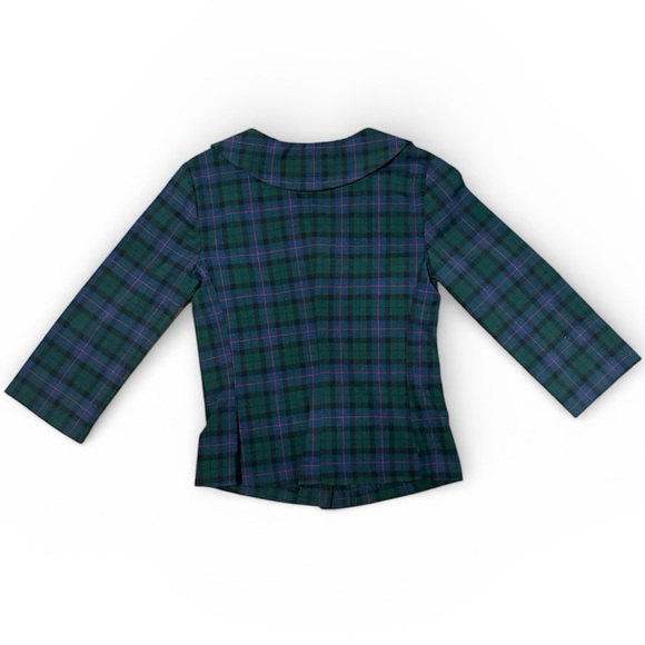 Vintage Plaid Blazer Jacket - Picture 2 of 6